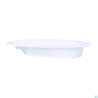 Assiette asymetrique ovale manoy 28cm grand modele