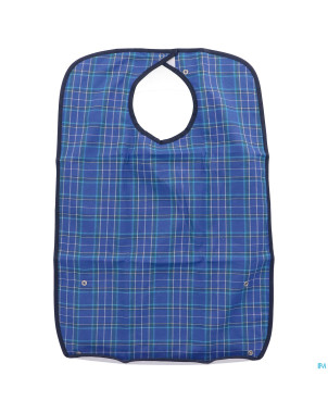 Bavoir carreaux economy m bleu