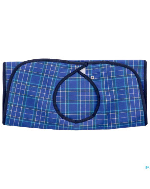 Bavoir carreaux economy m bleu