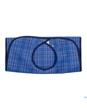 Bavoir carreaux economy m bleu