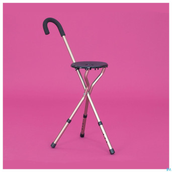 Canne siege aluminium reglable hauteur