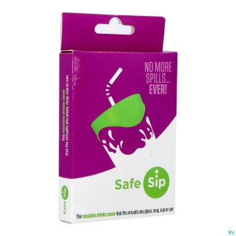 Couvercle souplegobelets safesip bleu