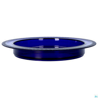 Assiette adaptee medeci 24cm bleu transparent