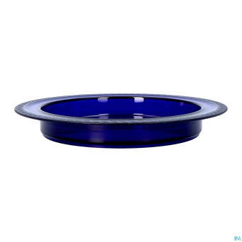Assiette adaptee medeci 24cm bleu transparent