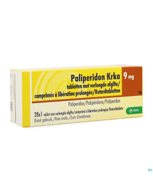 Paliperidon krka 9mg lib. prolongee comp 28 x 9mg