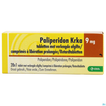 Paliperidon krka 9mg lib. prolongee comp 28 x 9mg