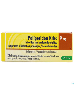 Paliperidon krka 9mg lib. prolongee comp 28 x 9mg