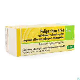 Paliperidon krka 6mg lib. prolongee comp 56 x 6mg