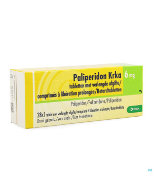 Paliperidon krka 6mg lib. prolongee comp 28 x 6mg