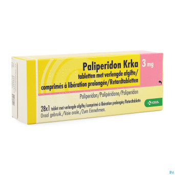 Paliperidon krka 3mg lib. prolongee comp 28 x 3mg