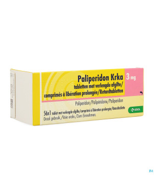 Paliperidon krka 3mg lib. prolongee comp 56 x 3mg