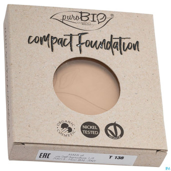 Purobio fond teint compact 02 recharge bio    9g