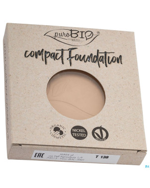 Purobio fond teint compact 02 recharge bio    9g
