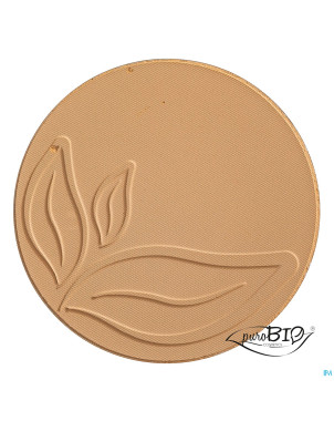 Purobio fond teint compact 03 boite miroir bio  9g