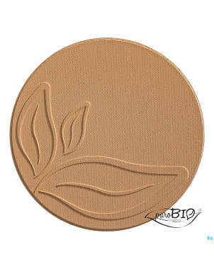 Purobio fond teint compact 04 boite miroir bio  9g