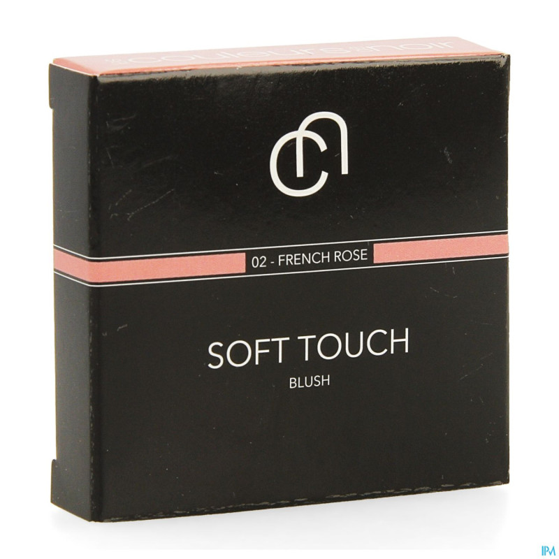 Les couleurs de noir soft touch blush02french rose