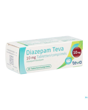 Diazepam teva comp 30 x 10mg