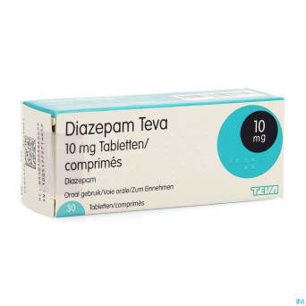 Diazepam teva comp 30 x 10mg