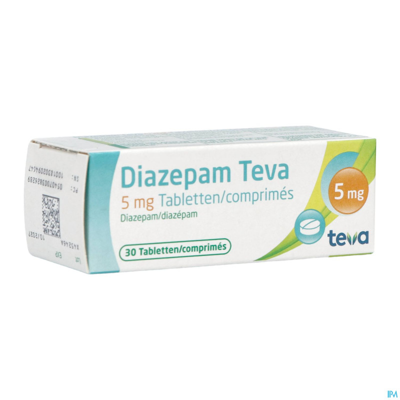 Diazepam teva comp 30 x  5mg