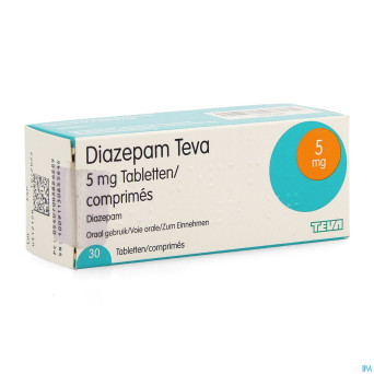 Diazepam teva comp 30 x  5mg
