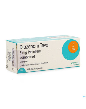 Diazepam teva comp 30 x  5mg