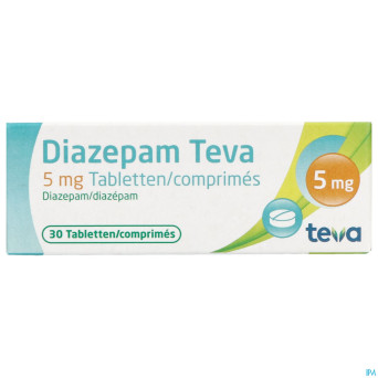 Diazepam teva comp 30 x  5mg