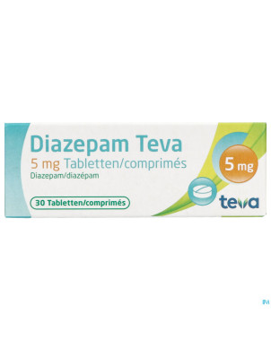 Diazepam teva comp 30 x  5mg