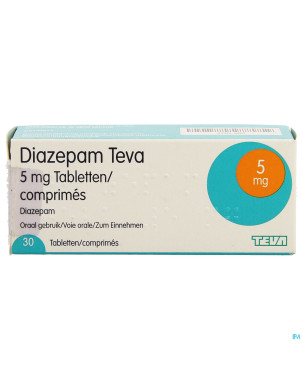 Diazepam teva comp 30 x  5mg