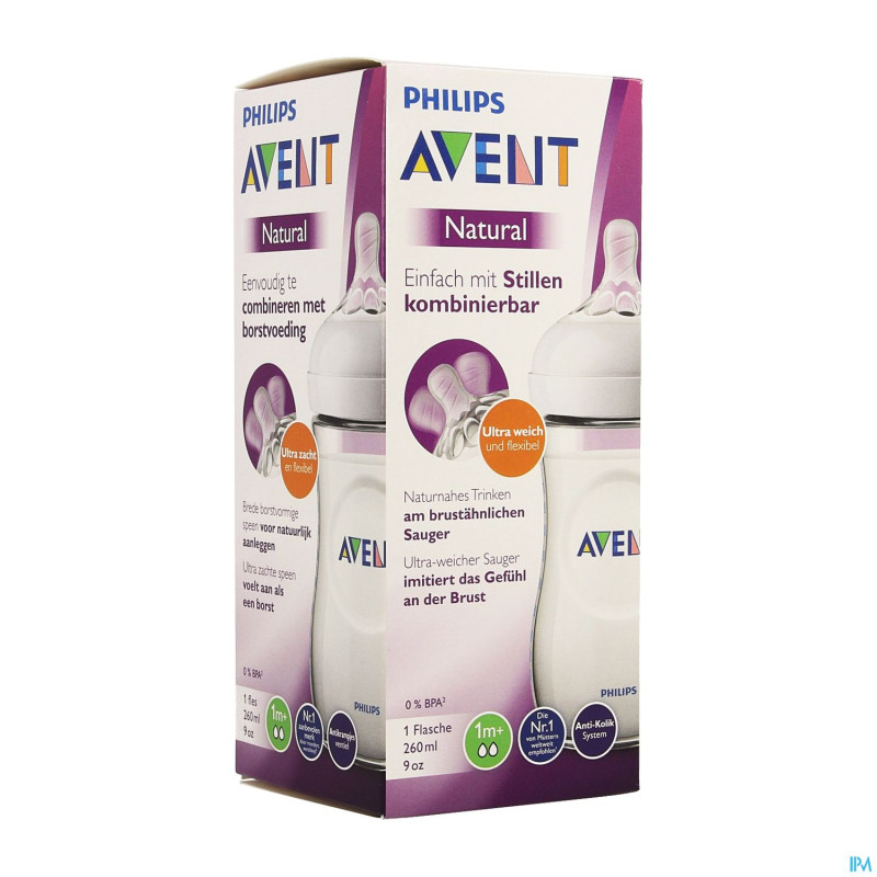 Philips avent natural 2.0 biberon    260ml