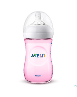 Philips avent natural 2.0 biberon 260ml rose
