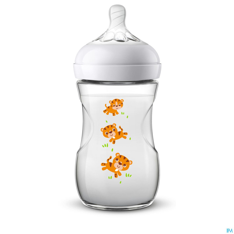 Philips avent natural 2.0 biberon 260ml tigre