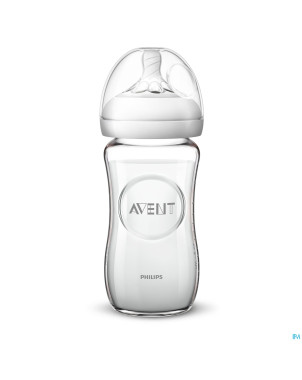 Philips avent natural 2.0 biberon 240ml verre