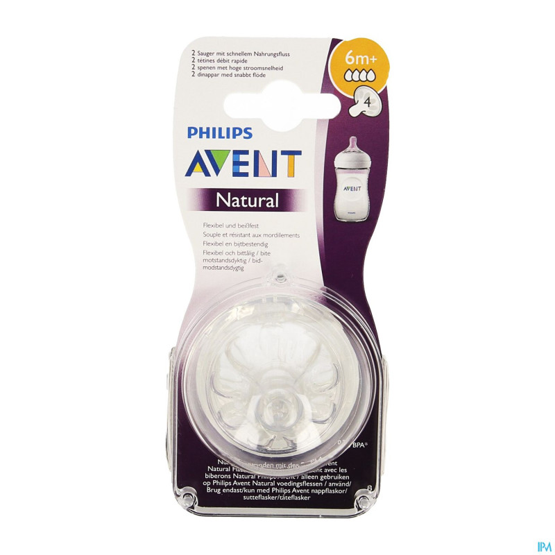 Philips avent natural 2.0 tetine fast