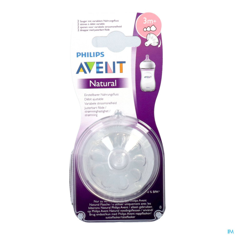 Philips avent natural 2.0 tetine variable