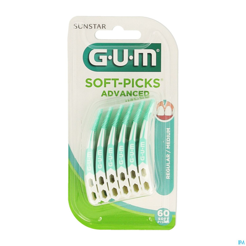 Gum softpicks advanced regular 60pc    650m60