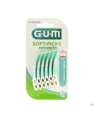 Gum softpicks advanced regular 60pc    650m60