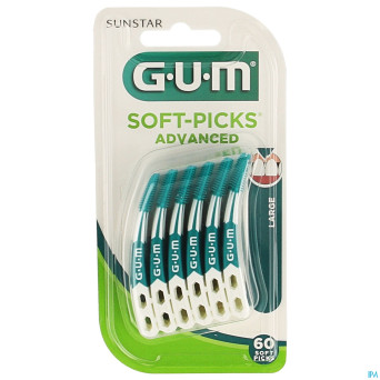 Gum softpicks advanced large 60pc    651m60