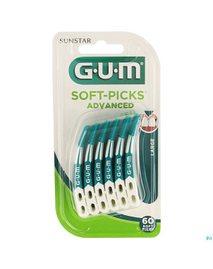 Gum softpicks advanced large 60pc    651m60