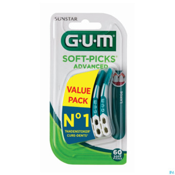 Gum softpicks advanced large 60pc    651m60