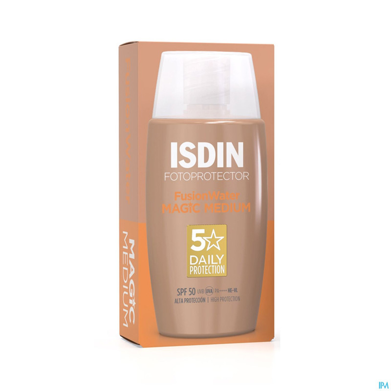 Isdin fotoprotector fusion water medium ip50 50ml