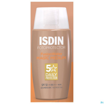 Isdin fotoprotector fusion water medium ip50 50ml