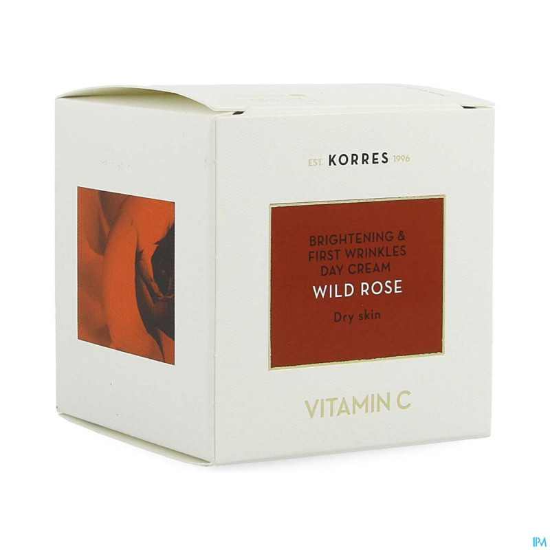 Korres kf rose sauv. rides cr.jour peaux sech.40ml