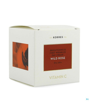 Korres kf rose sauv. rides cr.jour peaux sech.40ml