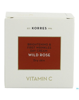 Korres kf rose sauv. rides cr.jour peaux sech.40ml