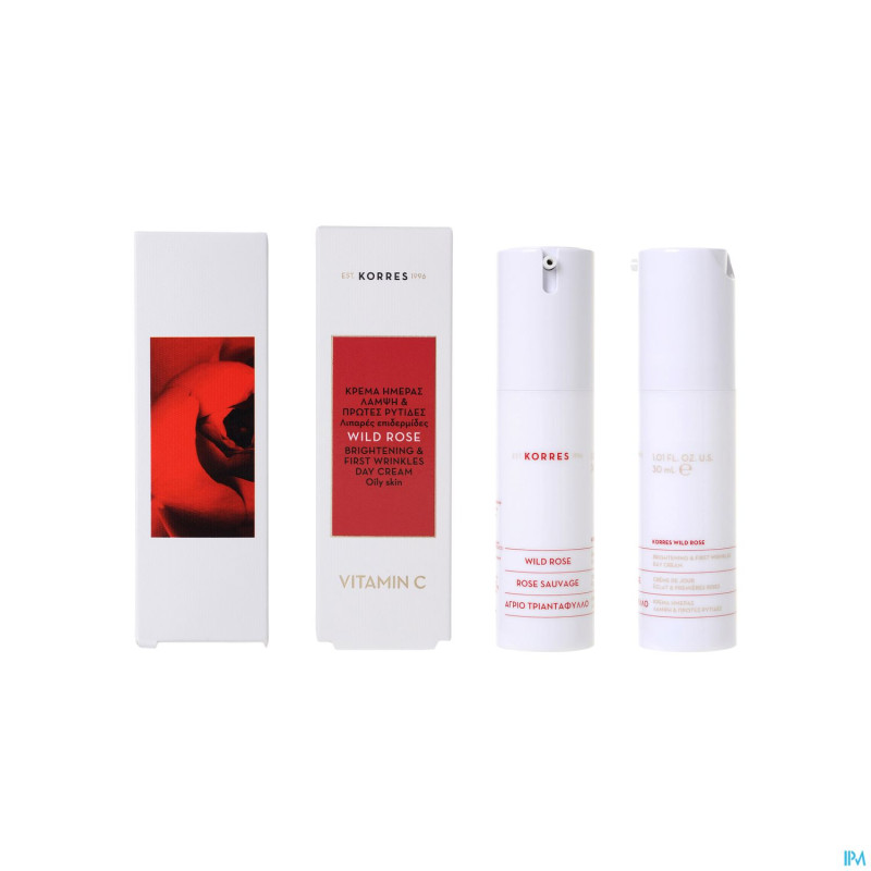 Korres kf rose sauvage cr jour peaux grasses  40ml