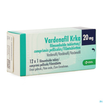 Vardenafil krka 20mg comp pell 12 x 20mg