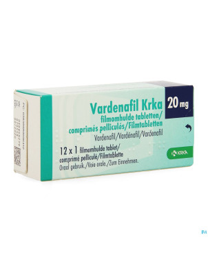 Vardenafil krka 20mg comp pell 12 x 20mg