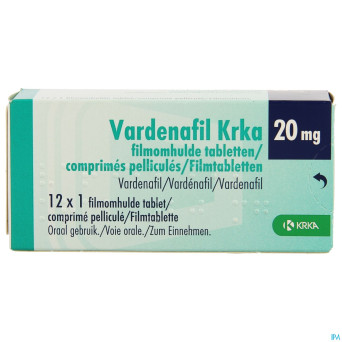 Vardenafil krka 20mg comp pell 12 x 20mg