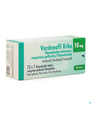 Vardenafil krka 10mg comp pell 12 x 10mg