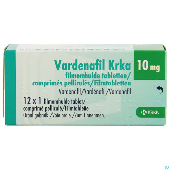 Vardenafil krka 10mg comp pell 12 x 10mg